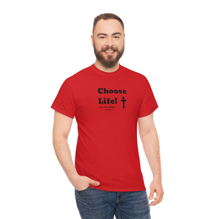 Choose Life 2.0 Women Unisex Heavy Cotton Tee