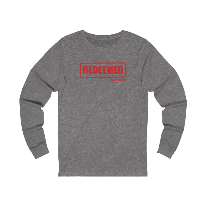 Redeemed Unisex Jersey Long Sleeve Tee