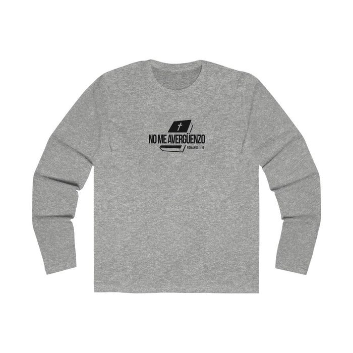 No Me Avergüenzo Men's Long Sleeve Crew Tee