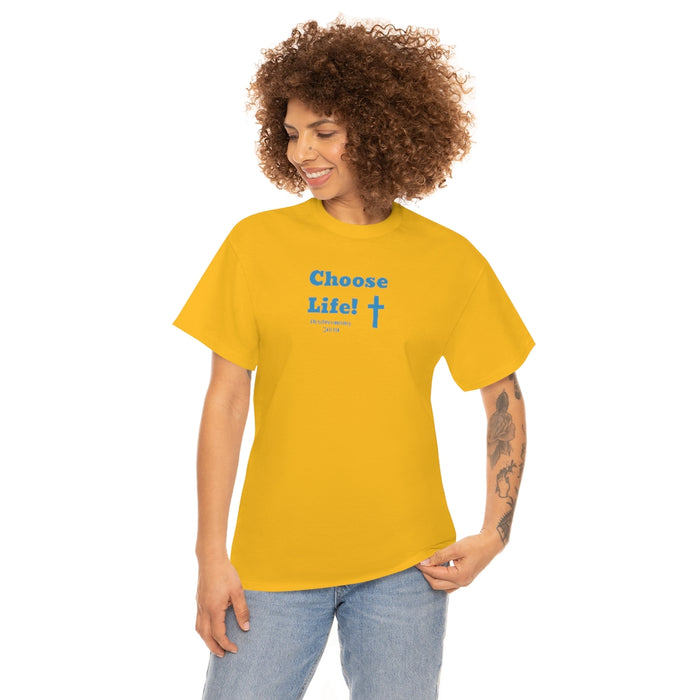 Choose Life 2.0 Women Unisex Heavy Cotton Tee