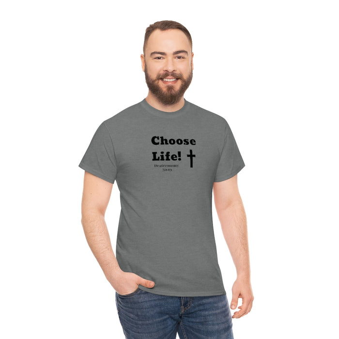 Choose Life 2.0 Women Unisex Heavy Cotton Tee