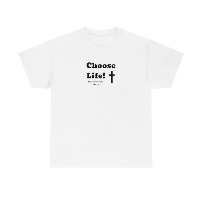 Choose Life 2.0 Women Unisex Heavy Cotton Tee