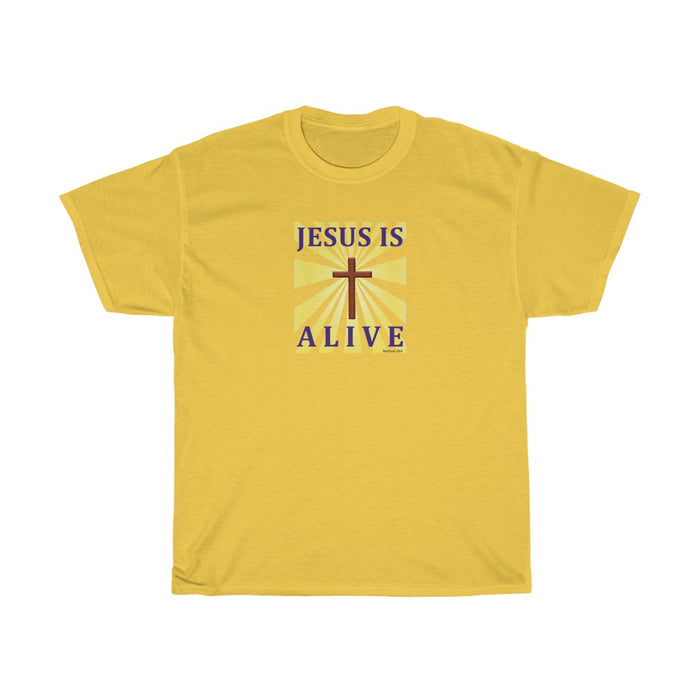 Jesus Is Alive Women Unisex Heavy Cotton Tee