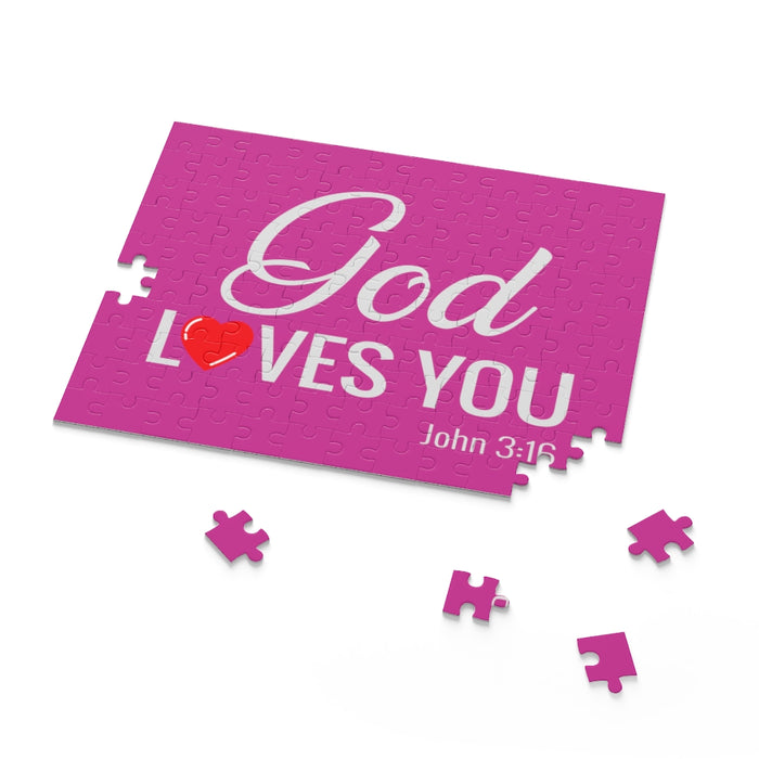 God Loves You Puzzle (120, 252, 500-Piece)