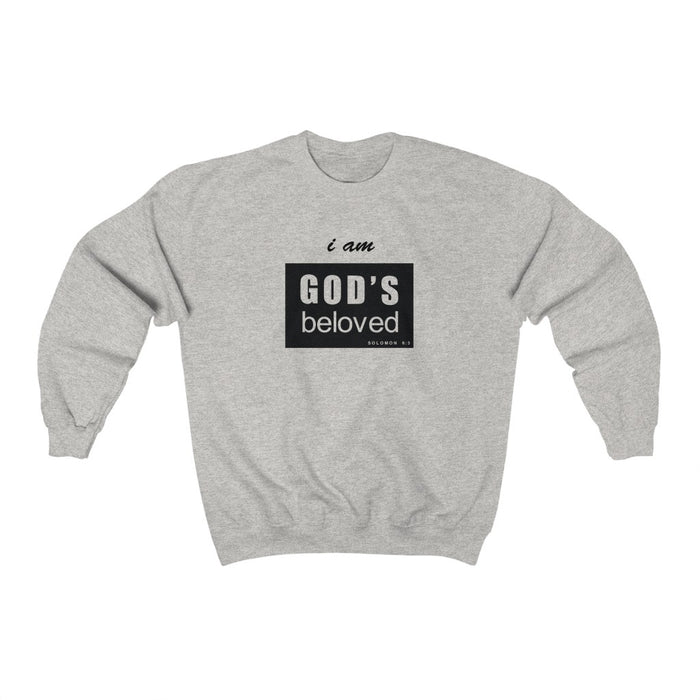 I am God’s Beloved Men’s Unisex Heavy Blend™ Crewneck Sweatshirt