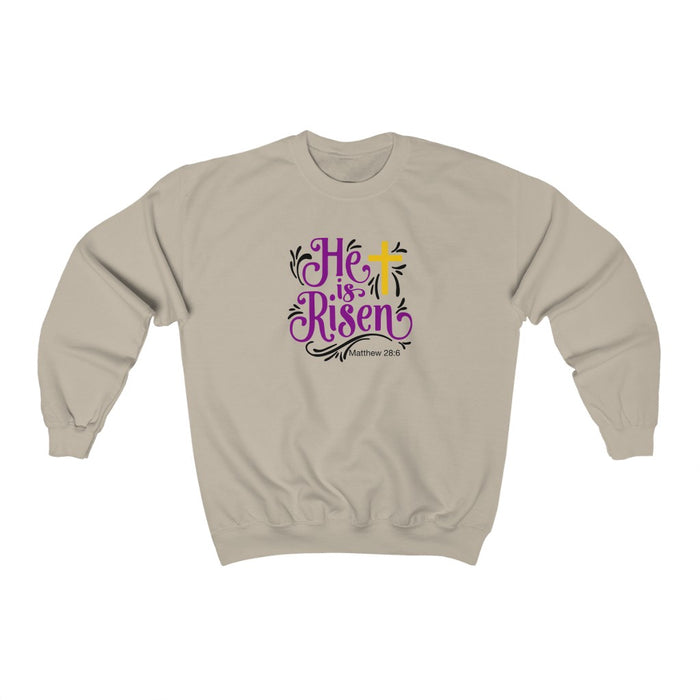 He is Risen Men Unisex Heavy Blend™ Crewneck Sweatshirt