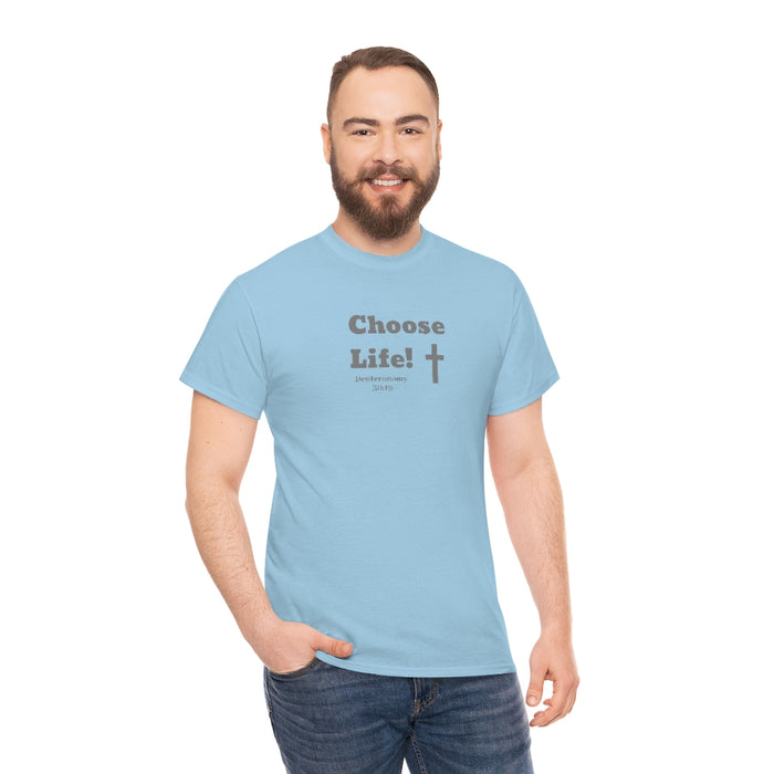 Choose Life 2.0 Women Unisex Heavy Cotton Tee