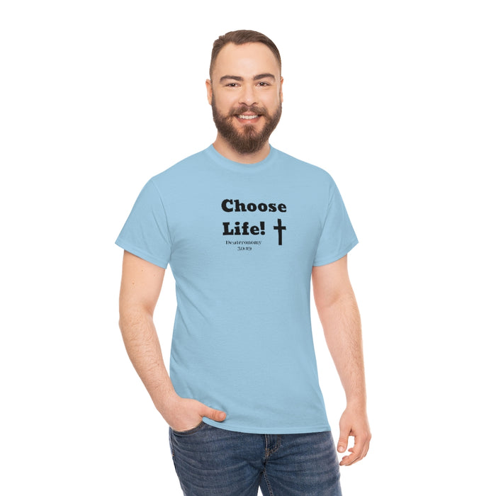 Choose Life 2.0 Women Unisex Heavy Cotton Tee