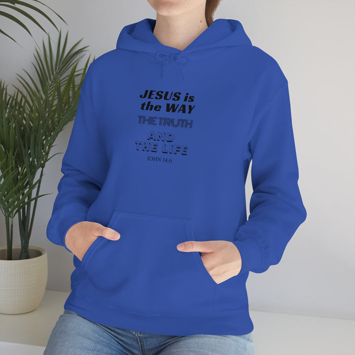 Jesus Is The Only Way Men’s Unisex Heavy Blend™ Hooded Sweatshirt